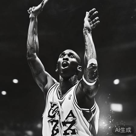 科比挥臂传递力量