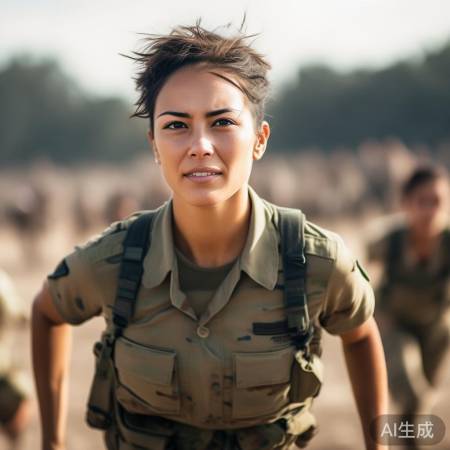 女兵选拔严，毅力惊人