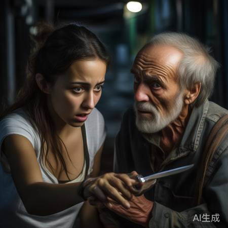 女子放弃刺老人，道德法律反思
