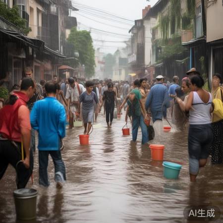 雨大，人心齐，积水快排