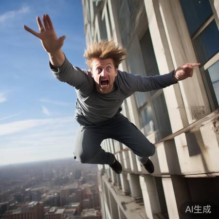 高空逃生,51楼速降