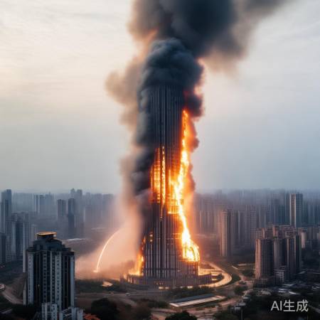 河南大楼火情,幸无伤亡
