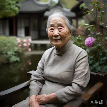 104岁王奶奶，坚韧无私
