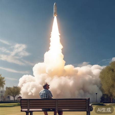 年轻人赶好时代，火箭升空拍水母